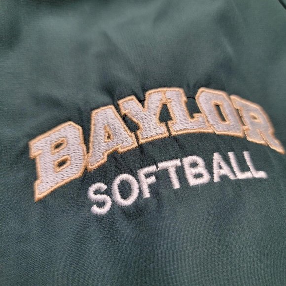 Under Armour Baylor SOFTBALL Univ. Bears Full Zip Track Windbreaker Jacket LG - Picture 4 of 9